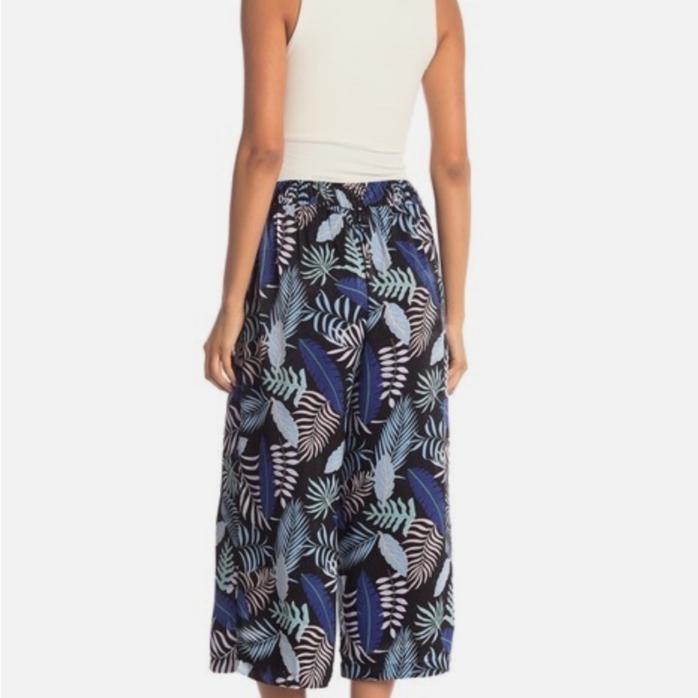 MELLODAY Blue and Black Cropped pants - Picture 4 of 7
